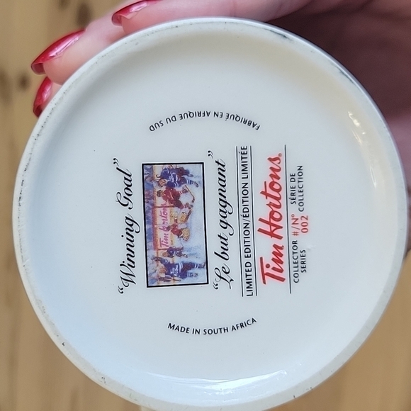 𝅺vintage Tim Horton’s Mug "Winning Goal" - Picture 3 of 3